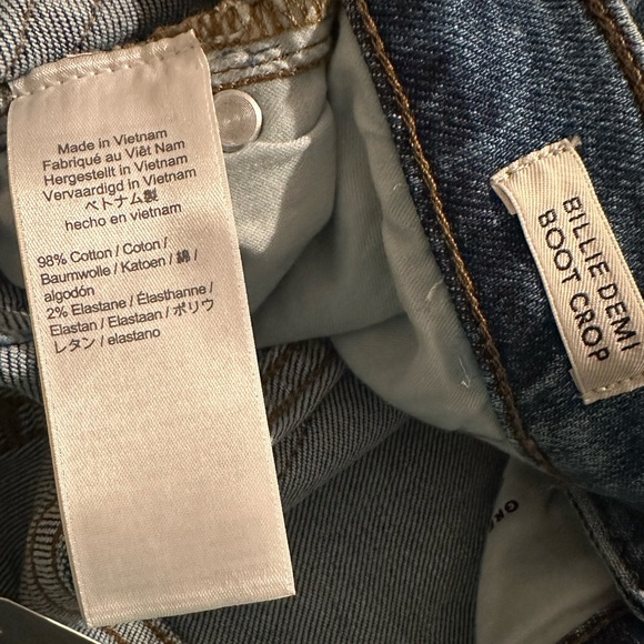 NWT J. Crew Demi-Boot Crop Jean in Indigo Jones Wash - Picture 9 of 10